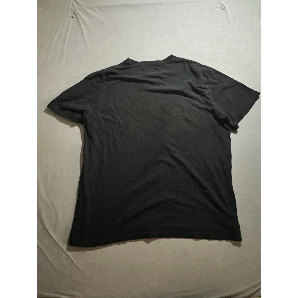 True Religion Shirt XL Black Buddha Logo‎ Pullover Short Sleeve Mens.